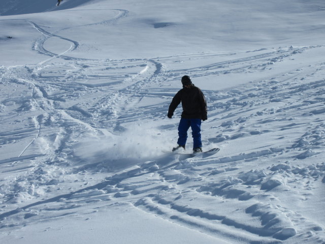 Markus neben der Piste Campagnol (19. M&auml;rz)
