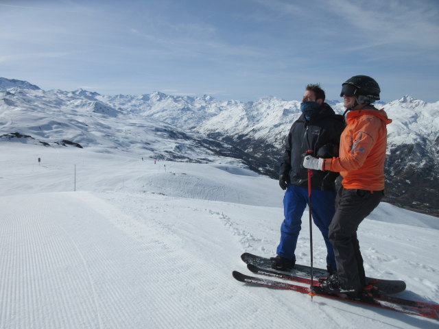Markus und ich auf der Piste Roc de Fer (22. M&auml;rz)