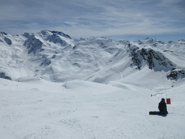 Markus auf der Piste Alouette (22. M&auml;rz)