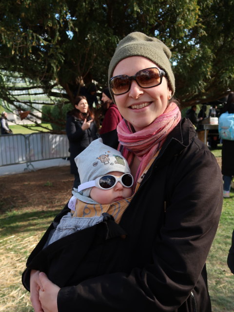 Nils und Sabine im Botanischen Garten des Schlossparks Sch&ouml;nbrunn