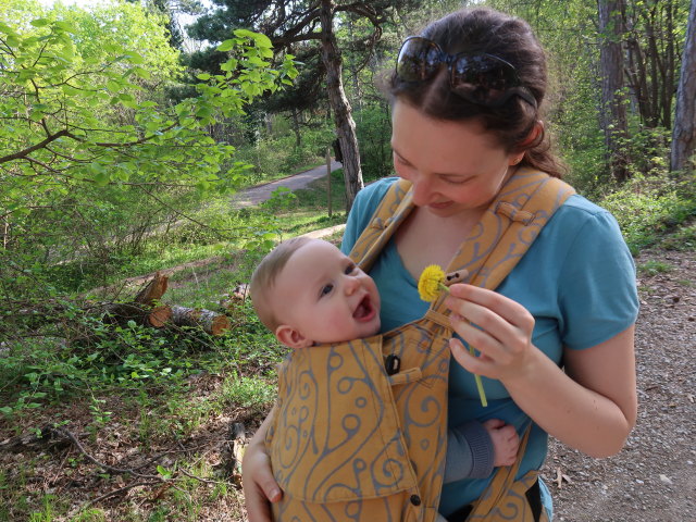Nils und Sabine bei der ehemaligen Breiten F&ouml;hre