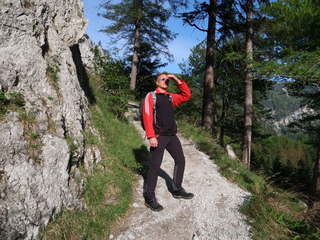 Mario zwischen H&ouml;llental und Sch&ouml;nbrunner Stiege
