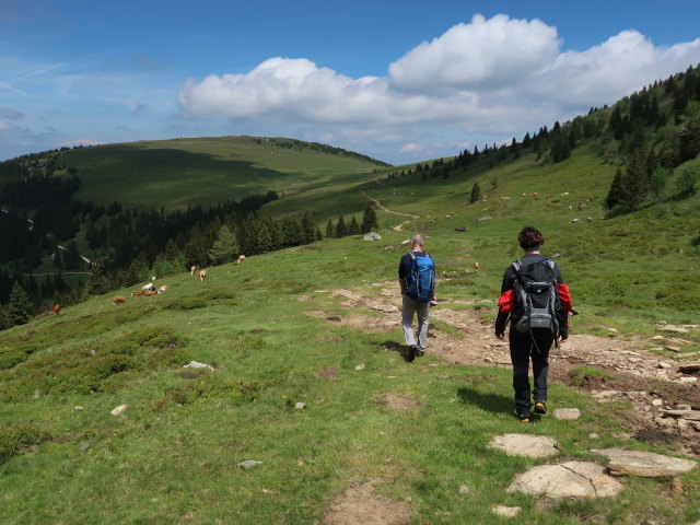 Frank und Carmen im Gro&szlig;en Kar (15. Juni)