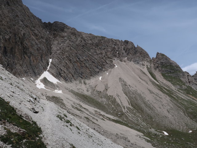 zwischen K&uuml;hbodent&ouml;rl und Spitzkofel-Klettersteig (29. Juni)