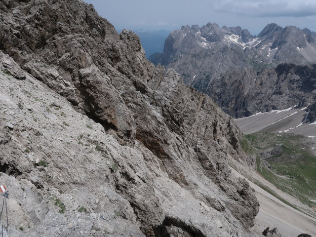 Spitzkofel-Klettersteig: zwischen Einstieg und Linderh&uuml;tte (29. Juni)