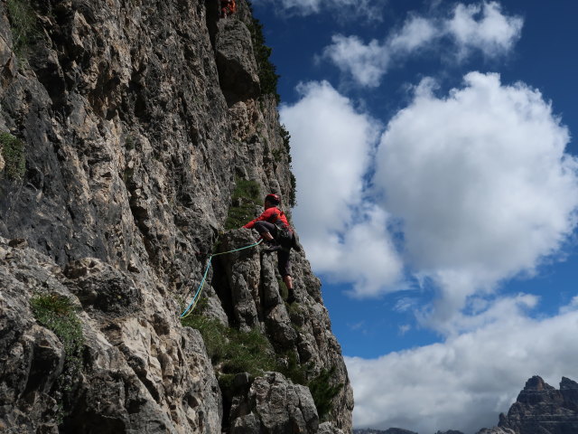 Via Mazzorana-Adler: Josef in der 3. Seill&auml;nge