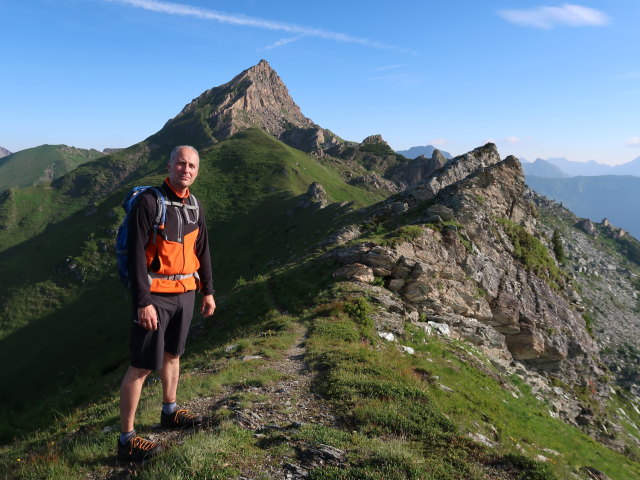 Frank zwischen K&auml;mpenk&ouml;pfln und Schareck (14. Juli)