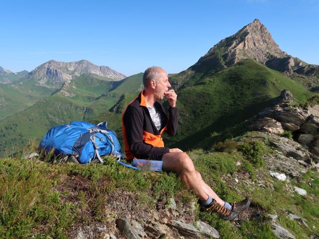 Frank zwischen K&auml;mpenk&ouml;pfln und Schareck (14. Juli)