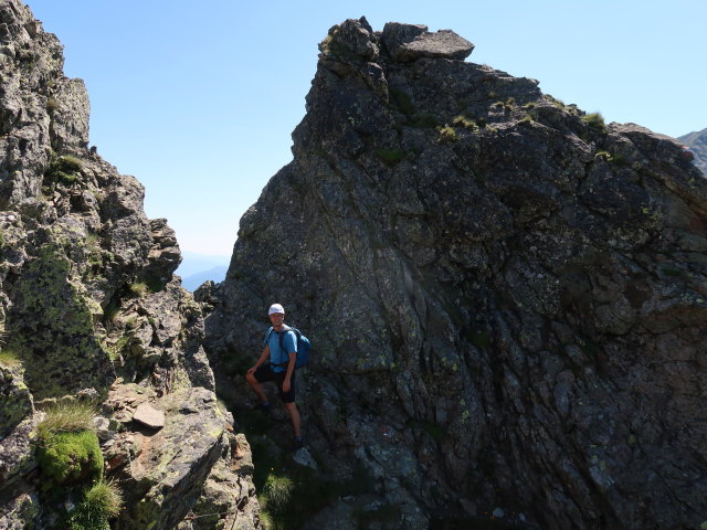 Frank zwischen Sonntagskarspitze und Gro&szlig;em B&ouml;senstein