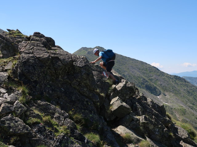 Frank zwischen Sonntagskarspitze und Gro&szlig;em B&ouml;senstein