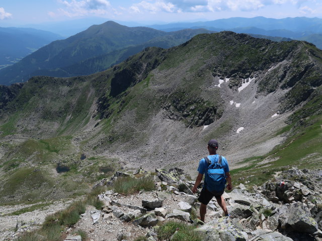 Frank zwischen Gro&szlig;em B&ouml;senstein und Kleinem B&ouml;senstein