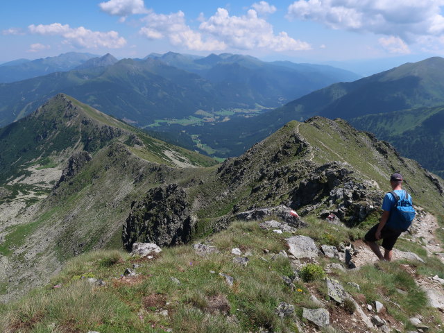 Frank zwischen Kleinem B&ouml;senstein und Gro&szlig;em Hengst