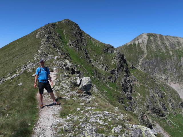 Frank zwischen Kleinem B&ouml;senstein und Gro&szlig;em Hengst