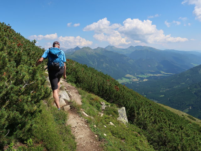 Frank zwischen Kleinem B&ouml;senstein und Gro&szlig;em Hengst