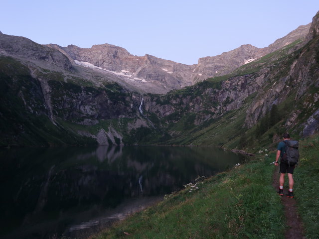 Ronald beim Unteren Rotg&uuml;ldensee, 1.733 m (11. Aug.)