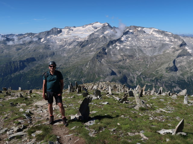 Ronald zwischen Marschneid und Gro&szlig;em Hafner (11. Aug.)