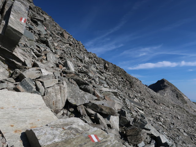 zwischen Oberem Schwarzhornsee und S&uuml;dlichem Schwarzhorn (12. Aug.)