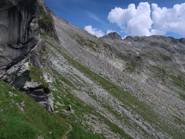 Goslarer Weg zwischen Gro&szlig;elendscharte und Kleinhapscharte (12. Aug.)
