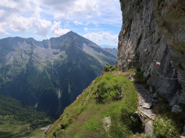 Goslarer Weg in der Kleinhapscharte, 2.528 m (12. Aug.)
