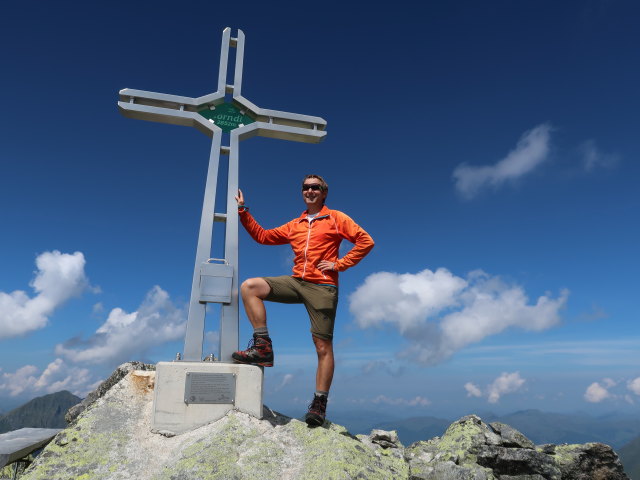 Ich am H&ouml;rndl, 2.852 m (23. Aug.)