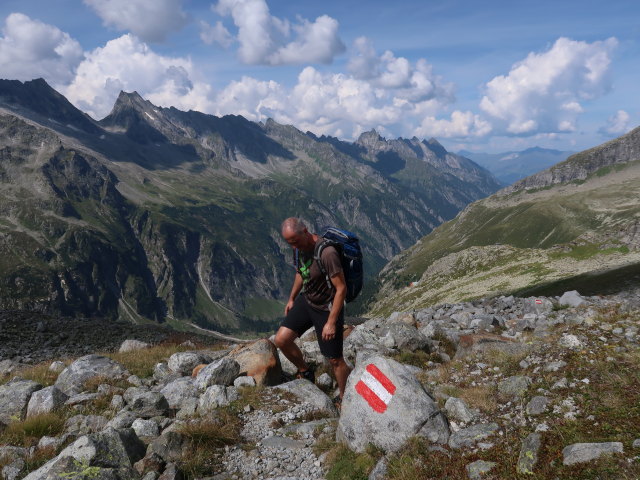 Frank zwischen Kasseler H&uuml;tte und Keilbachjoch (31. Aug.)