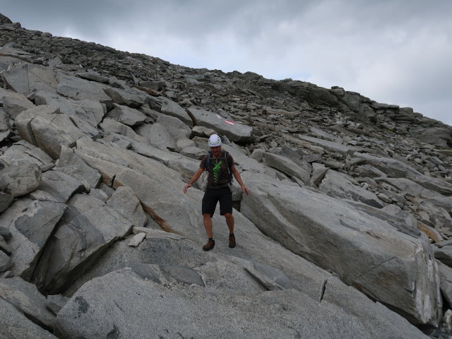 Frank zwischen Gr&uuml;ne-Wand-Spitze und Kasseler H&uuml;tte (31. Aug.)