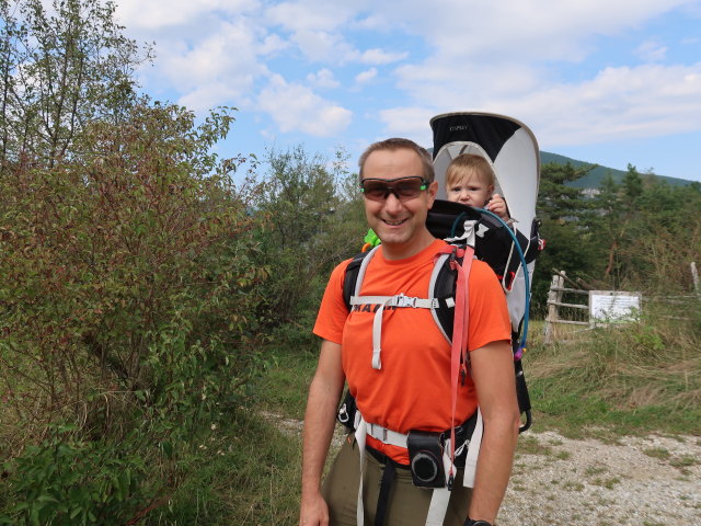 Ich und Nils zwischen V&ouml;stenhof und Lenzberg