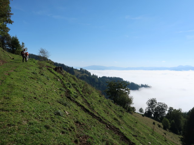 Mario und Melanie zwischen Bayerlh&uuml;tte und Z&ouml;berer H&ouml;he