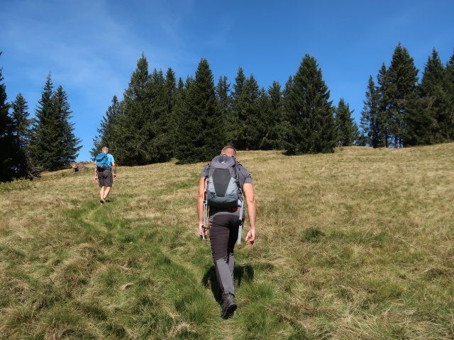 Frank und Mario zwischen Bayerlh&uuml;tte und Z&ouml;berer H&ouml;he
