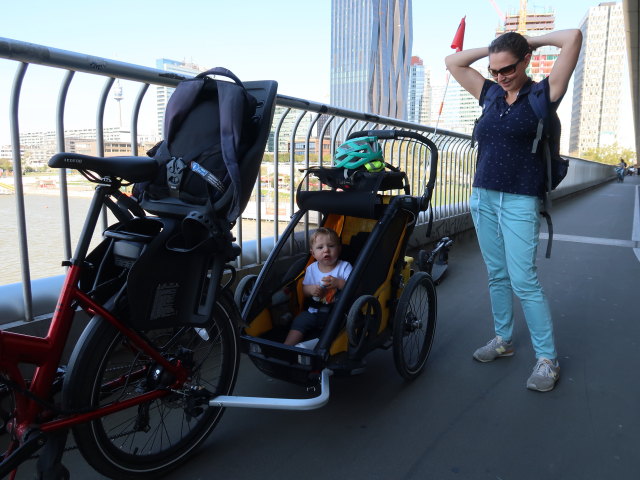 Nils und Sabine auf der Reichsbr&uuml;cke