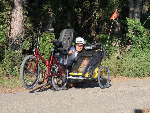 Ich und Nils bei der Sch&ouml;pfleithnersiedlung, 159 m