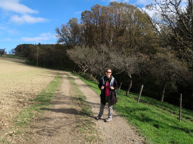 Sabine zwischen Schl&ouml;glm&uuml;hl und Auf der Wiese