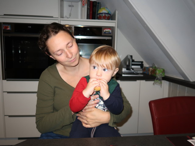 Sabine und Nils im Haus meiner Eltern (18. Nov.)