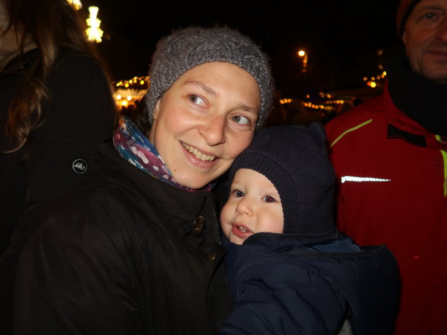 Sabine, Nils und J&ouml;rg am Wiener Christkindlmarkt