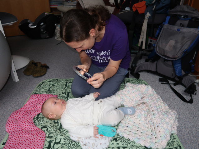 Nils und Sabine in unserer Wohnung