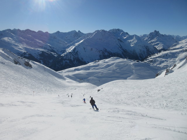 Markus auf der Schindlerkarroute (13. Jän.)