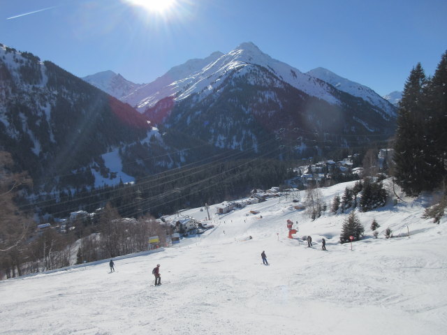 Markus auf der Piste 'Grün - St. Anton' (13. Jän.)