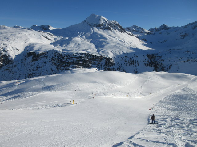 Markus auf der Piste 'Hohe Standard' (14. Jän.)