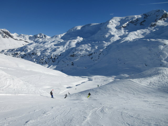 Markus auf der Piste 'Muggengrat - Täli' (14. Jän.)