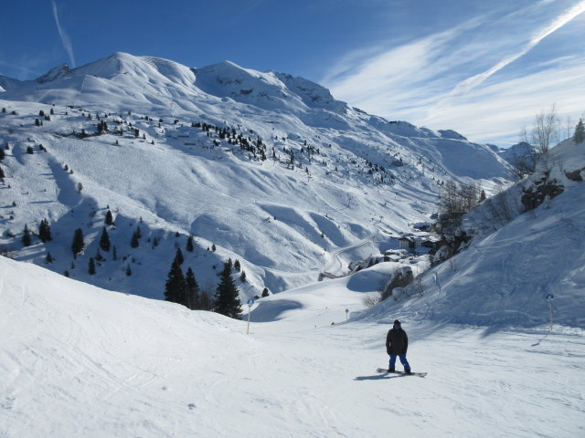 Markus auf der Madlochalmpiste (14. Jän.)