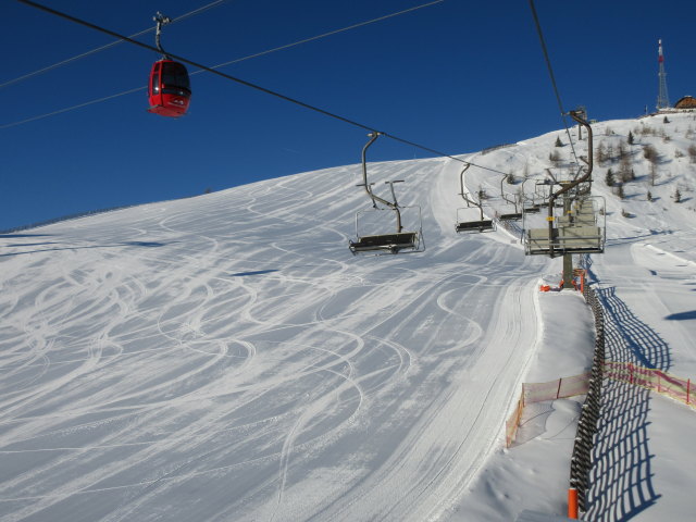 Steilhang Großeck von der Großeckbahn II aus (20. Jän.)