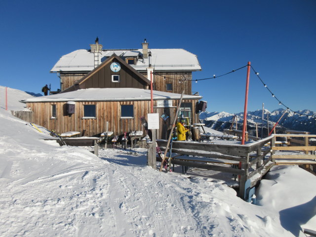 Speiereckhütte, 2.066 m (20. Jän.)