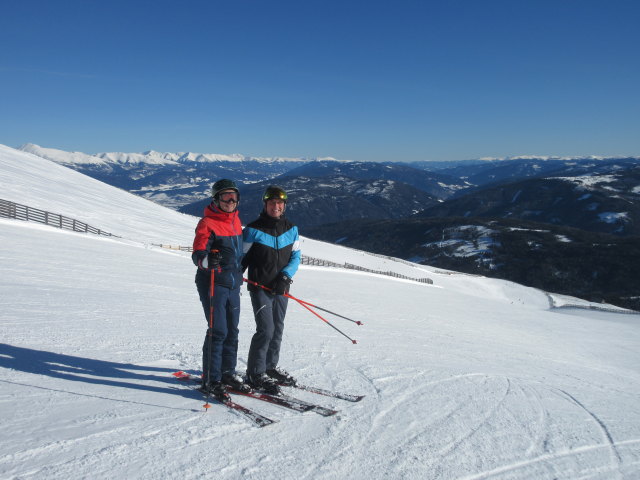 Ich und Frank in der Snowbowle