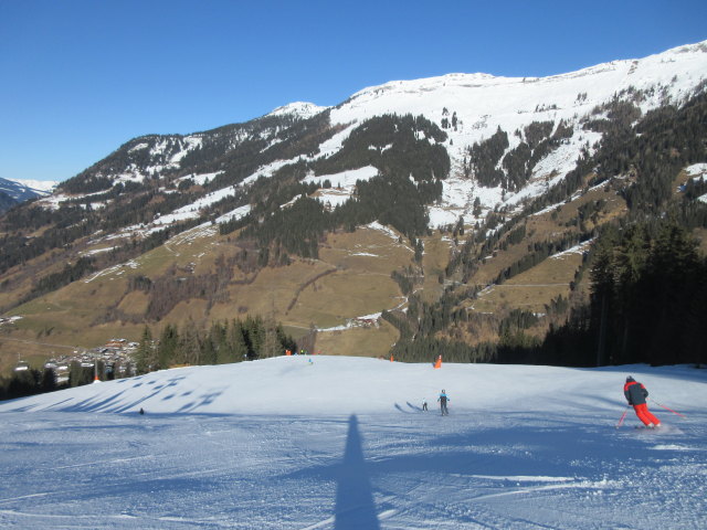 Sarah, Frank und Georg auf der Abfahrt 'Mittelstation - Wengerhochalmbahn'