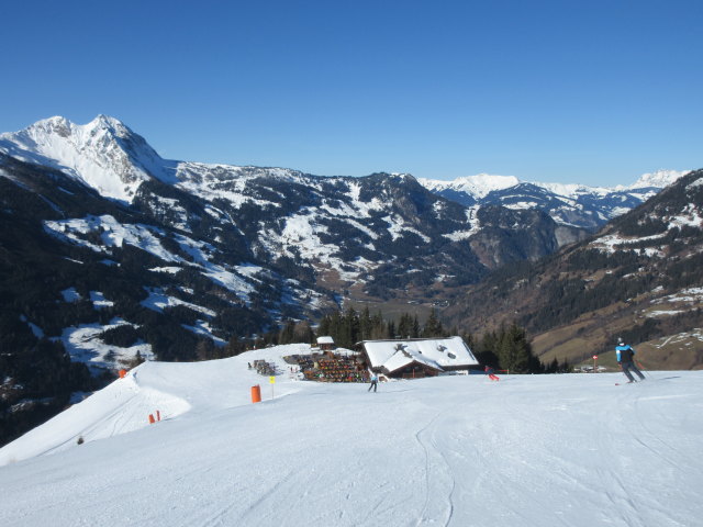 Sarah, Georg und Frank auf der FIS-Abfahrt Wengeralm