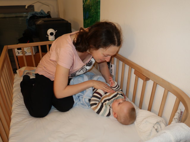 Sabine und Nils in unserer Wohnung