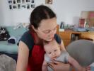 Sabine und Nils in unserer Wohnung