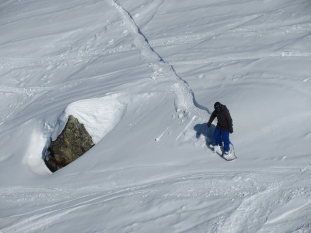 Markus neben der Piste 31