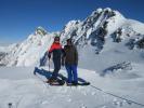 Ich und Markus bei der Bergstation der Hochalpilabahn, 2.421 m