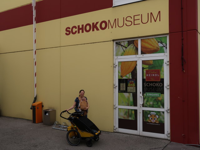 Sabine und Nils beim Schokomuseum